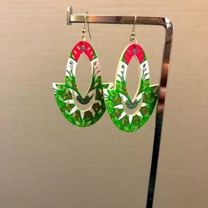 2/$20 Beautiful Hand-painted Earrings